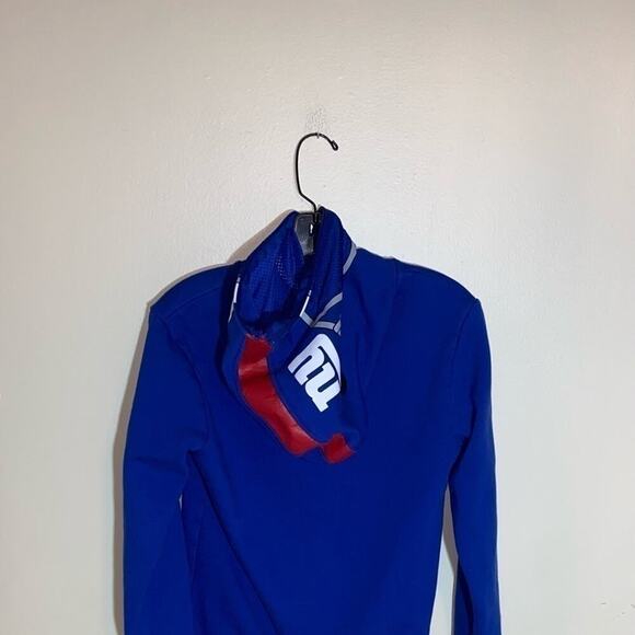 NFL TEAM APPAREL “GIANTS” FULL ZIP “HOODIE” WITH FULL ZIP HOOD SIZE L - Picture 2 of 6